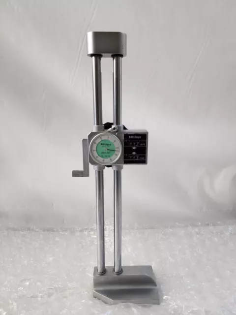 Mitutoyo .001-12'' No. 192-116 Stainless Steel Dial Height Gauge