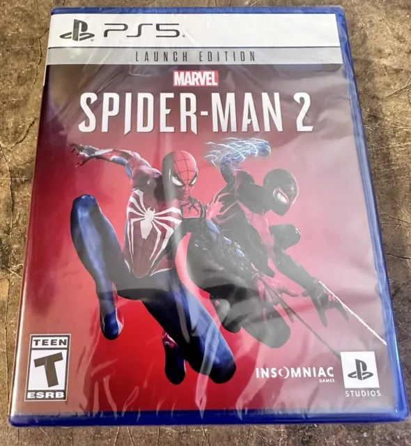 Marvel Spider-Man 2 Launch Edition (Sony PlayStation 5 2023) NEW and SEALED