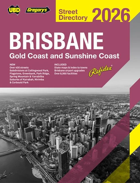 BRISBANE REFIDEX STREET Directory 2026 70Th Edition $50.99 - PicClick AU
