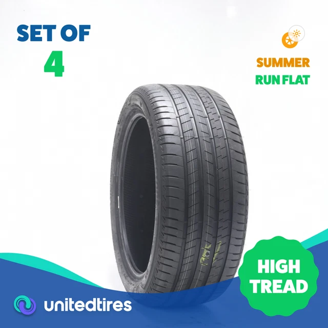 Set of (4) Driven Once 275/40R20 Bridgestone Alenza 001 RFT 106W - 9.5/32