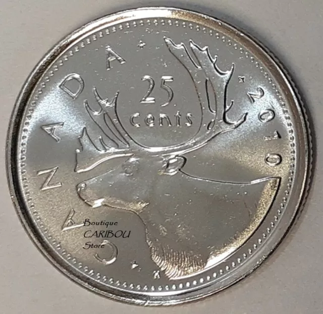 2010 Canada 25 Cents BU