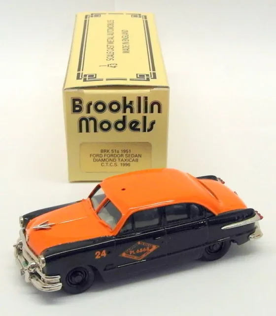 Brooklin Models 1/43 Scale Model Car BRK51A 001 1951 Ford Forder Diamond Taxicab