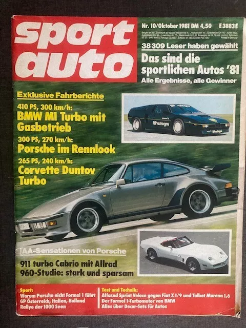 Sport Auto Nr.10 1981