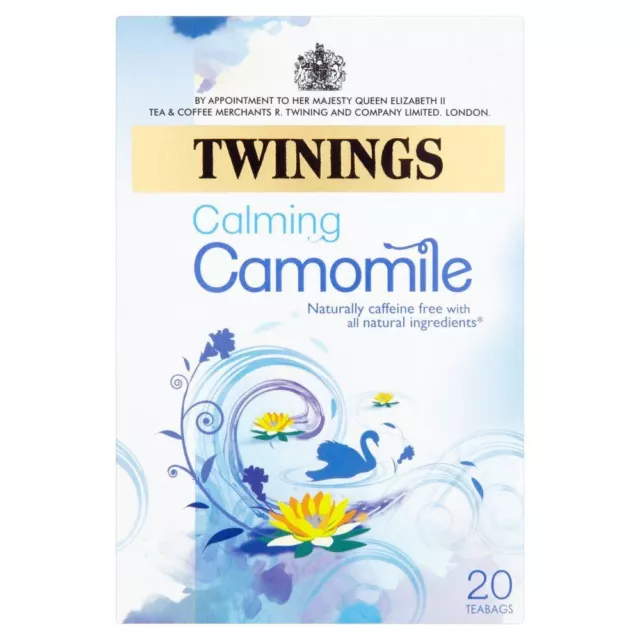 Twinings - Infusion goût camomille - lot de 4 boîtes de 20 sachets
