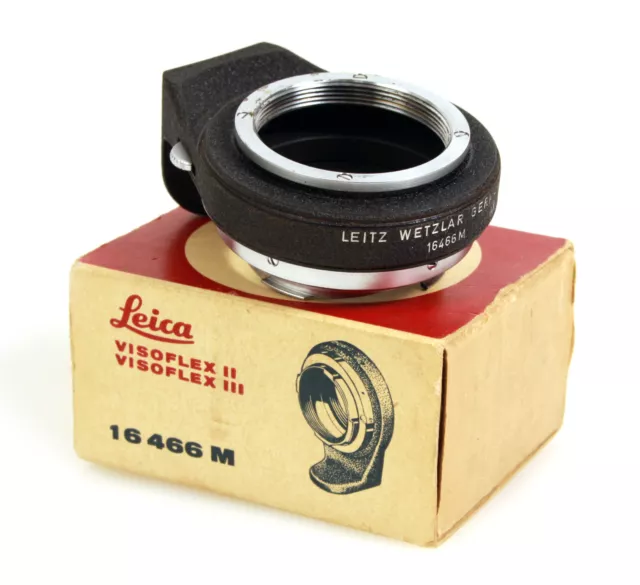 Leica Leitz 16466 M Adapter for M39 LTM Lens to Leica M Visoflex Mount In Box