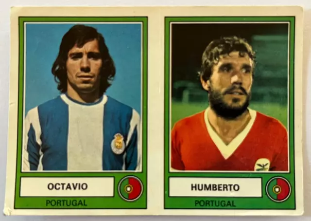 N°215 Octvio Et Humberto Portugal Euro Football 78 Sticker Panini Vignette