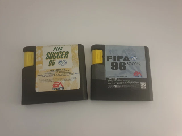 Fifa 95 and Fifa 96 sega mega drive Save Battery Replaced Refurbished