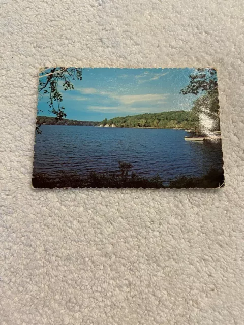 Vintage Lake Silkworth Pennsylvania PA Hunlock Creek Post Card