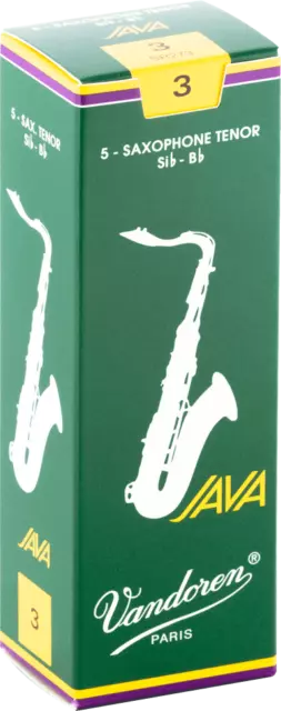 boite 5 anches saxophone Tenor VANDOREN sIb JAVA SR 273 - force 3