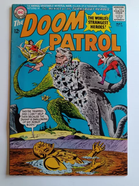 Doom Patrol #95 -2nd app. Animal-Vegetable- Mineral Man (1964) DC Silver Age  F+