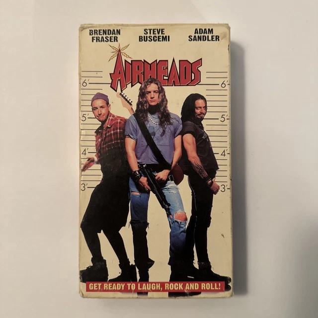 AIRHEADS (VHS) BRENDAN Fraser Steve Buscemi Adam Sandler Cult Film ...