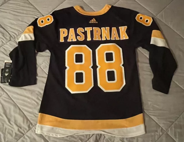 Adidas Boston Bruins Centennial David Pastrnák #88 Home Adizero Authentic Jersey, Men's, Size 50, Black