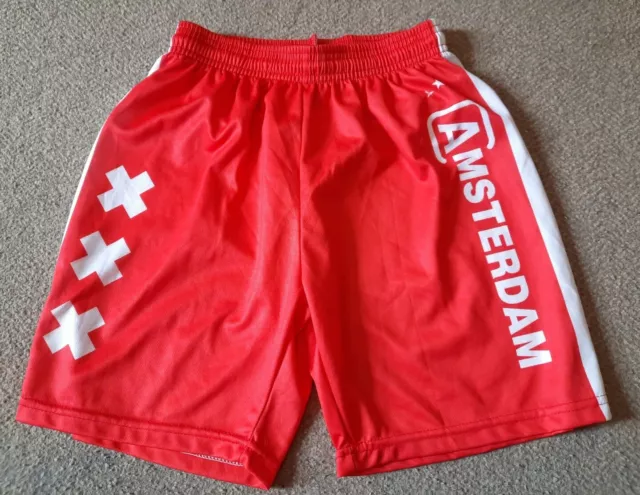 Ajax Amsterdam Football Club  Youths Home Shorts - Age 11 - 12 Years