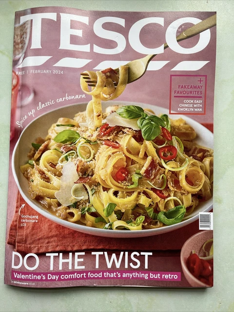TESCO FOOD FEBRUARY 2024 magazine recipes £3.25 - PicClick UK