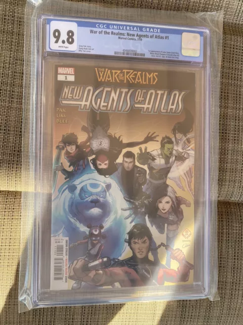 CGC 9.8 War of Realms New Agents of Atlas #1 First Print 1st App WAVE LUNA AERO