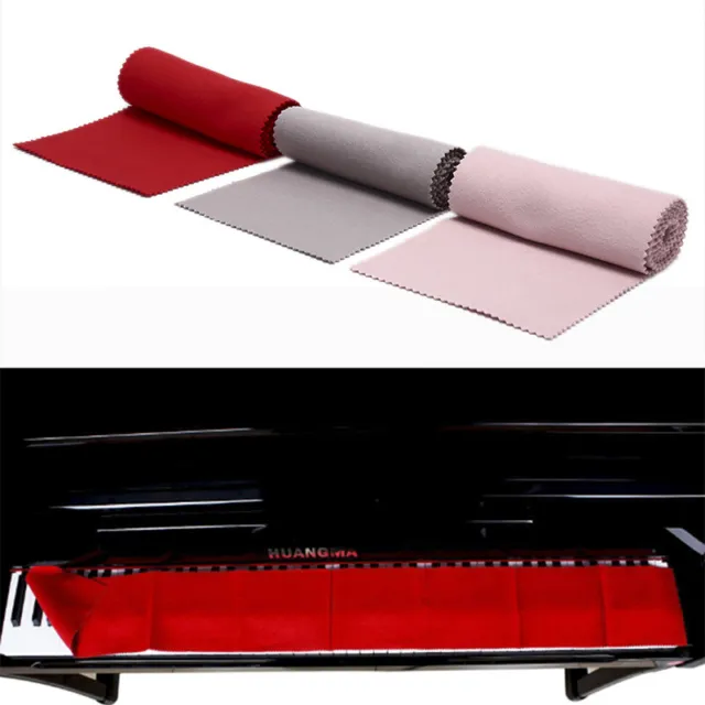 Red Cotton Piano Keyboard Dust Cover for All 88 Key Piano Or Soft Keyboard- TOP2
