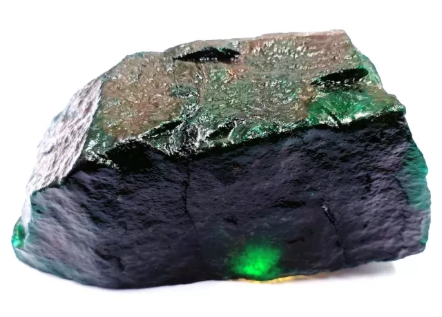 Egl Certified Natural Green Emerald 4500 Ct Uncut Rough Chunk Loose Gemstone Mnj