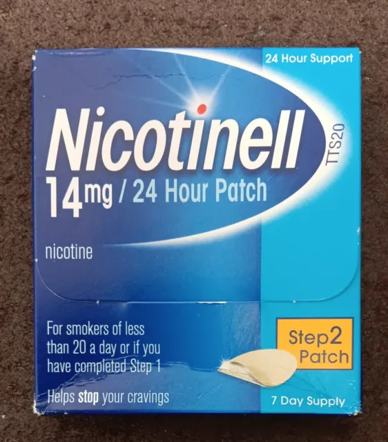 Nicotinell 14mg (Step 2)  Nicotine Patches. Pack of 7