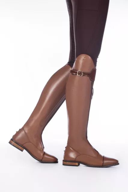 Reitstiefel -Liano- cognac  Gr.36 bis 44  Standardlänge/-weite HKM 14085