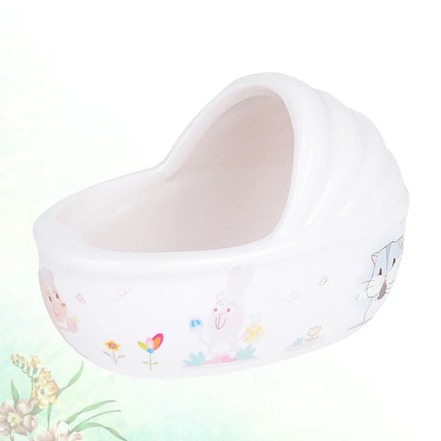 1pc hamster kühlbett Badewanne Hamster Sand Bad Keramik Badewanne Kleine Pet