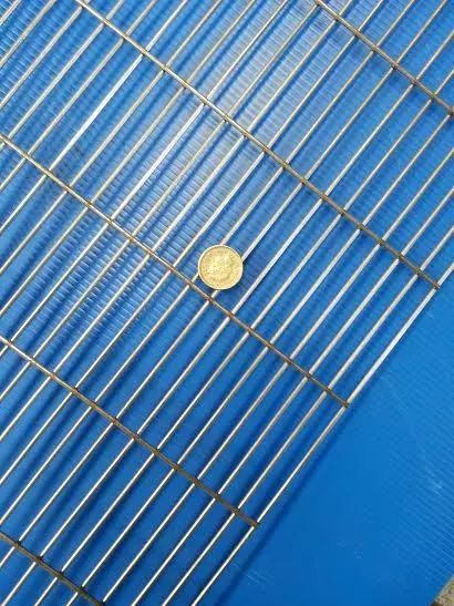 Stainless Steel Welded Wire Mesh 3.0" x 0.5" hole x 2.50 mm Dia Wire