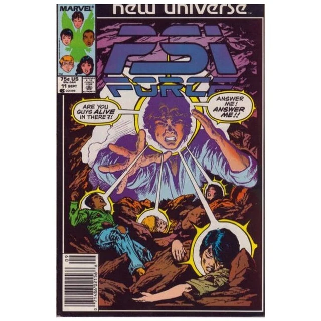 PSI-Force #11 Newsstand in Very Fine minus condition. Marvel comics [t^