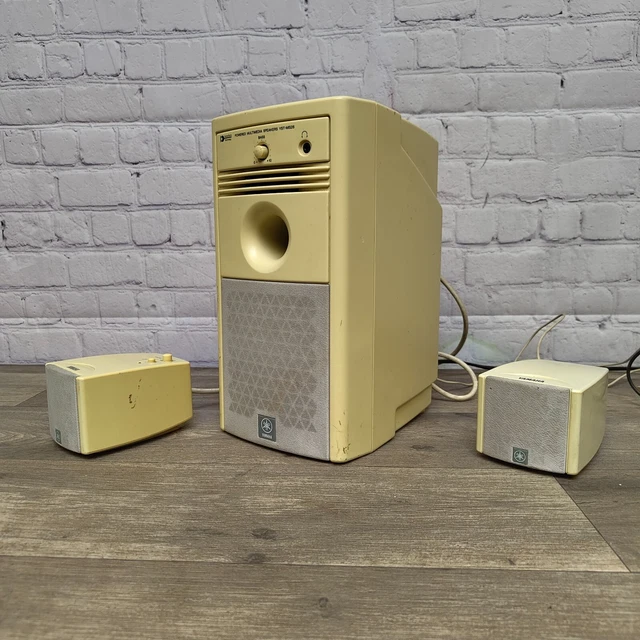 Enceintes Multimédia Yamaha YST-MS25 2.1 - Rétro, Entièrement Amplifiées