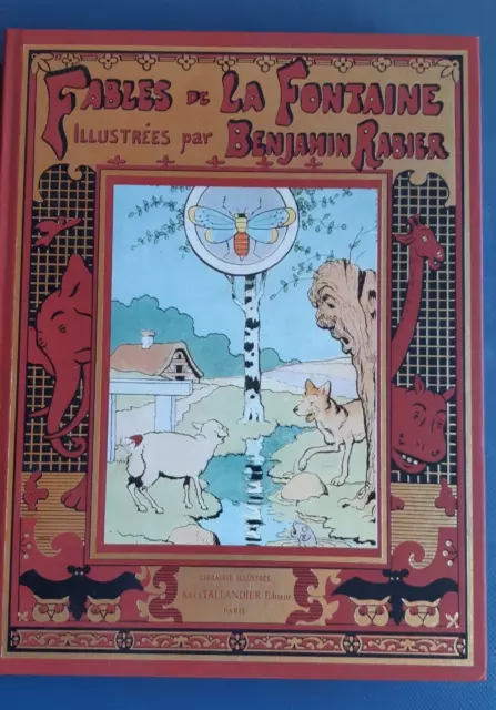 Fables de la Fontaine illustrées par Benjamin Rabier exemplaire 266 R 2001