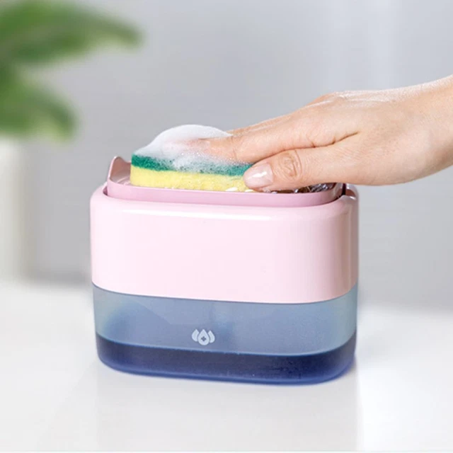 Detergent Dispenser Foam Bottle Soap Pump Dispenser Cleaning Liquid Box