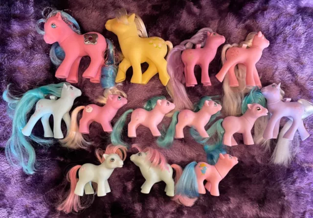 G1 Hasbro My Little Pony Vintage 1980s - Common Ponies Lot