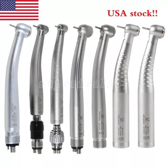 Dental Fiber Optic LED /E-generator /High Speed Handpiece 2/4/6H fit NSK / KAVO