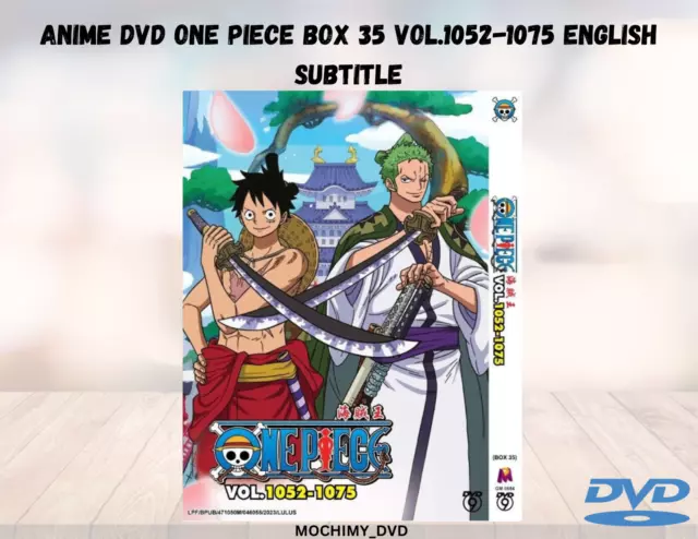 DVD ONE PIECE 海贼王 BOX 35 VOL.1052-107 DVD