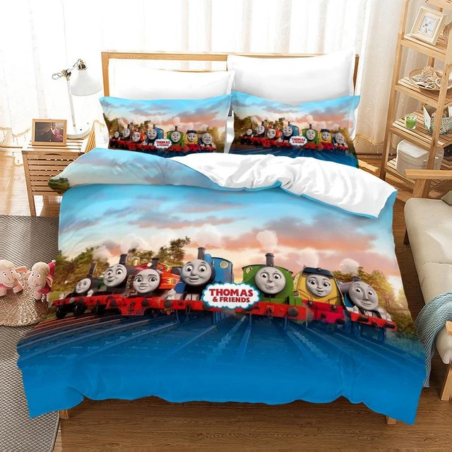 THOMAS & FRIENDS Train Bedding Set Quilt Duvet Cover UK Single Double