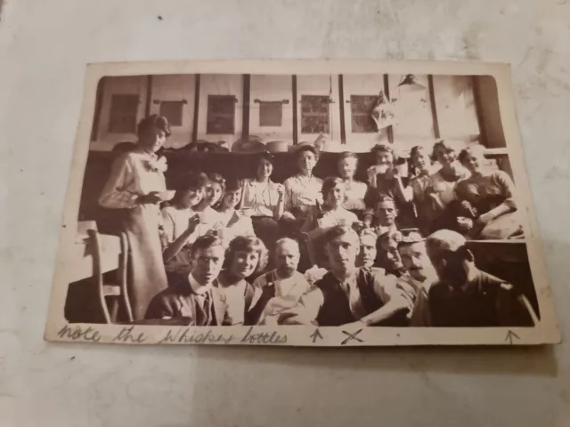 Postcard. People Dressed up.Party Glamour. Fashion. Vintage. Real Photo.c1910's