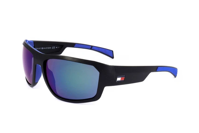Lunettes de Soleil Tommy Hilfiger TH 1722/S 0VK MATTE BLACK BLUE 61/16/125 Homme
