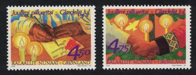 SALE Greenland Christmas 2v 1999 MNH SG#360-361 MI#344-345 Sc#355-356