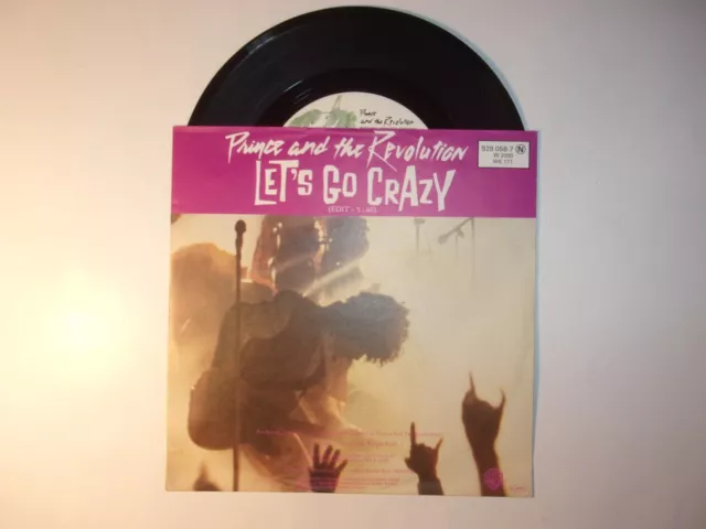 Vinyle 45T PRINCE "Let's go crazy/Take me with u" - Pres. Germany 1985 - TBE/EX