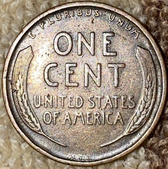 1 US Lincoln Wheat Cent Penny Roll 1913-S/1909 VDB (50 Coins) Old Vintage 6