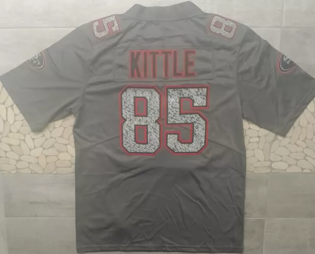 Maglia grigia SAN FRANCISCO 49ERS n 85 George Kittle NFL NIKE