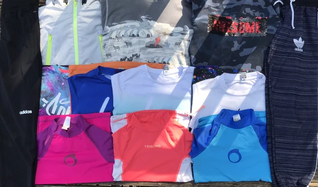 Pacchetto vestiti estivi ragazzi età 9-10 Adidas Hype Next Sonneti Oilily 12 articoli