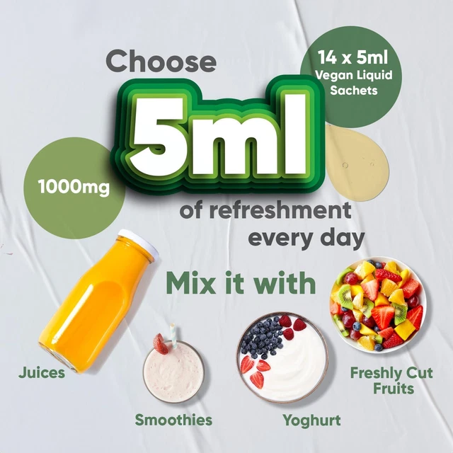 LIPOSOMAL VEGAN VITAMIN C Liquid Sachets 1000Mg Natural Lime Flavour