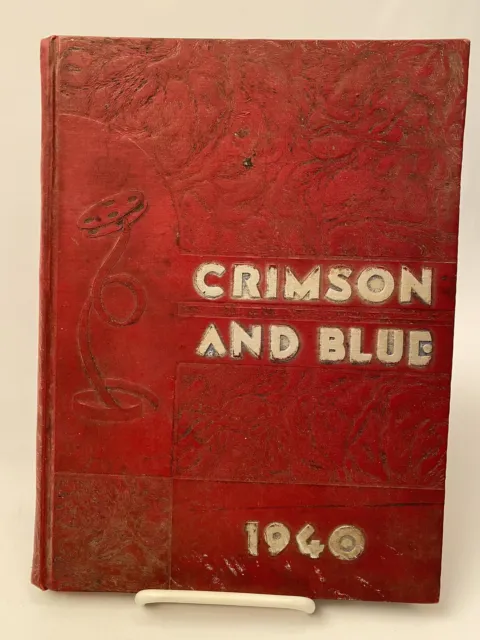 1940 ABRAHAM LINCOLN HIGH SCHOOL YEARBOOK COUNCIL BLUFFS IOWA Annual Crimsonblue
