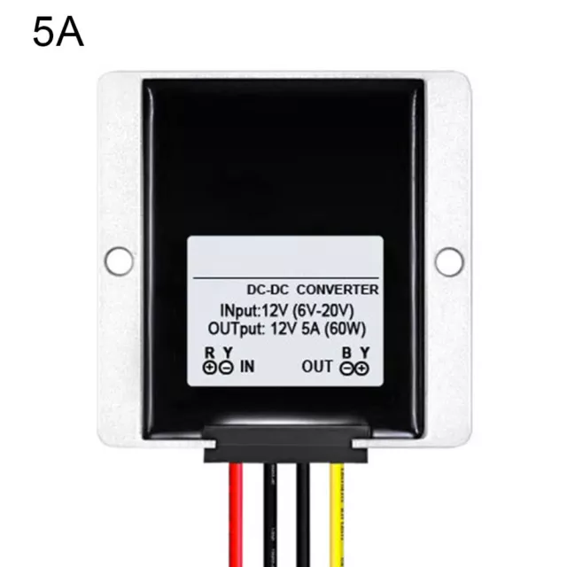 DC-DC6V-20V to 12V 3A/4A/5A ABS Voltage Regulator Module Stabilizer Adapter 68