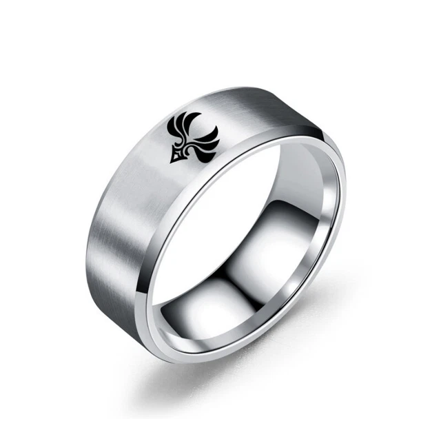 Anime Genshin Impact Fashion Anemo Cosplay Couple Ring Accessories Gifts #9