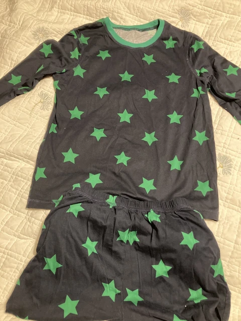 Pigiami ragazzi ragazze bambini maniche lunghe set inferiore top costume da notte pigiami stelle cotone