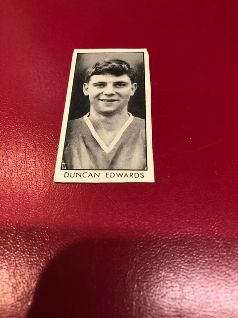 Thomson Football Stars Duncan Edwards Manchester United Soccer