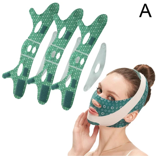 Máscara para dormir de escultura facial de belleza, máscara de barbilla cinturón de elevación facial para mujer EE. UU.