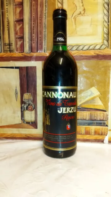 Vino 1986 Cannonau Rosso di Jerzu  75cl 12,5%