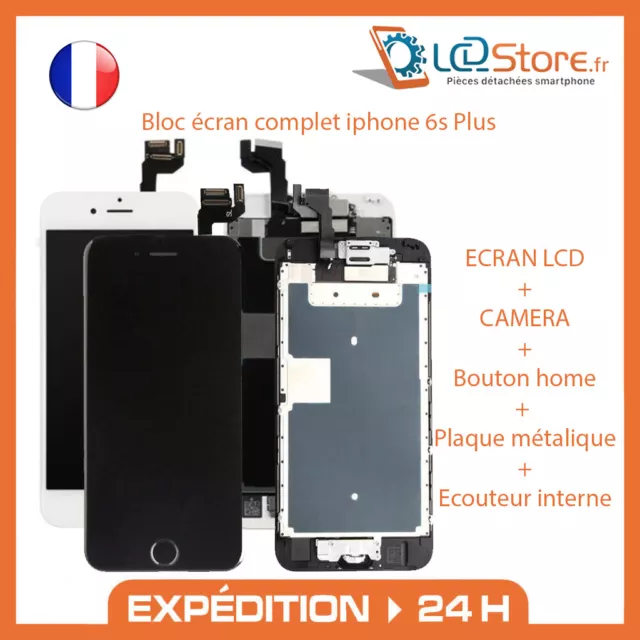 Bloc écran complet IPhone 6S Plus Vitre + LCD + Caméra frontale + bouton home