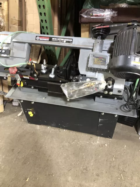 CENTRAL MACHINERY  1 HP 7”x 12 In. Hydraulic Feed Metal Cutting Band Saw 63469